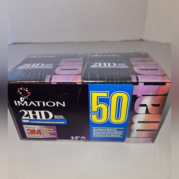 ==Imation 50 pack 3 1/2" IBM formatted floppy disks - Picture 3 of 7